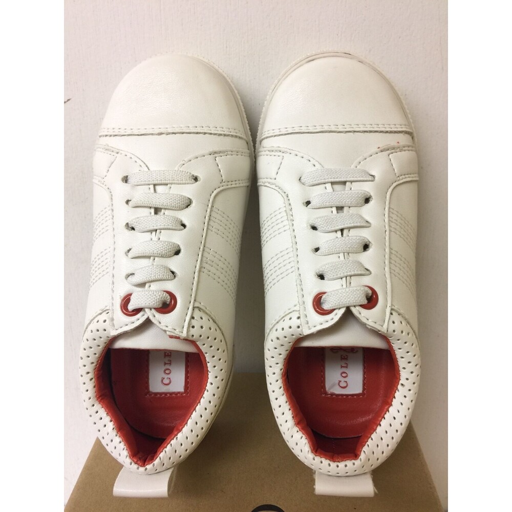 Cole Haan  kids "air cory casual"  white leather  Shoes Size 8 New